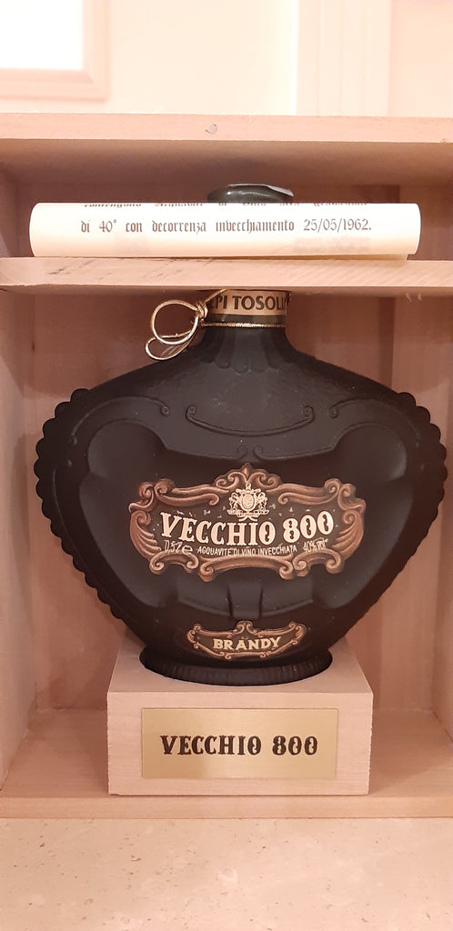 Brandy Vecchio 800 di Bepi Tosolini cl.50 Cofanetto Legno
