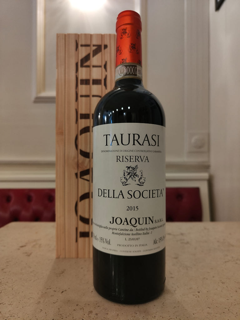 Taurasi " Riserva Della Società " 2015 | JOAQUIN (Cassetta legno )