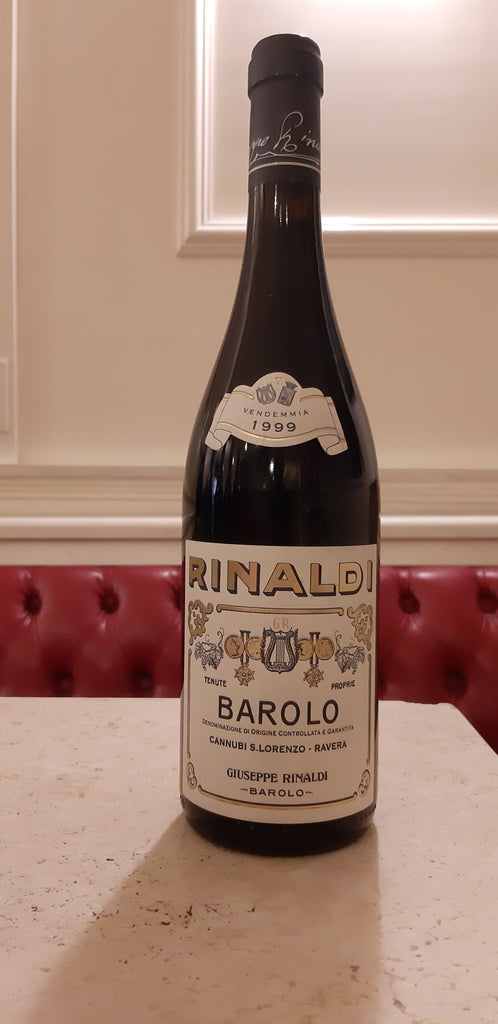 Barolo " Cannubi San Lorenzo " 1999 Ravera DOCG | Giuseppe Rinaldi