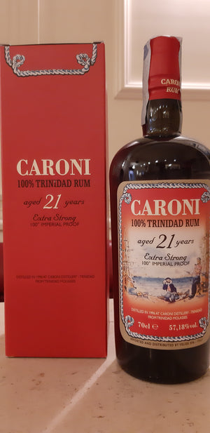 Caroni - 21 Anni - Extra Strong - 100° Imperial Proof - 57.18%vol. - Astucciato