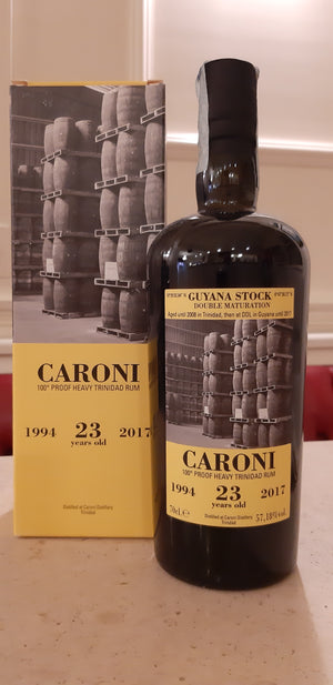 Caroni 1994 Guyana Stock 23 Y.O. 100 Proof Vol.57,18% Cl.70