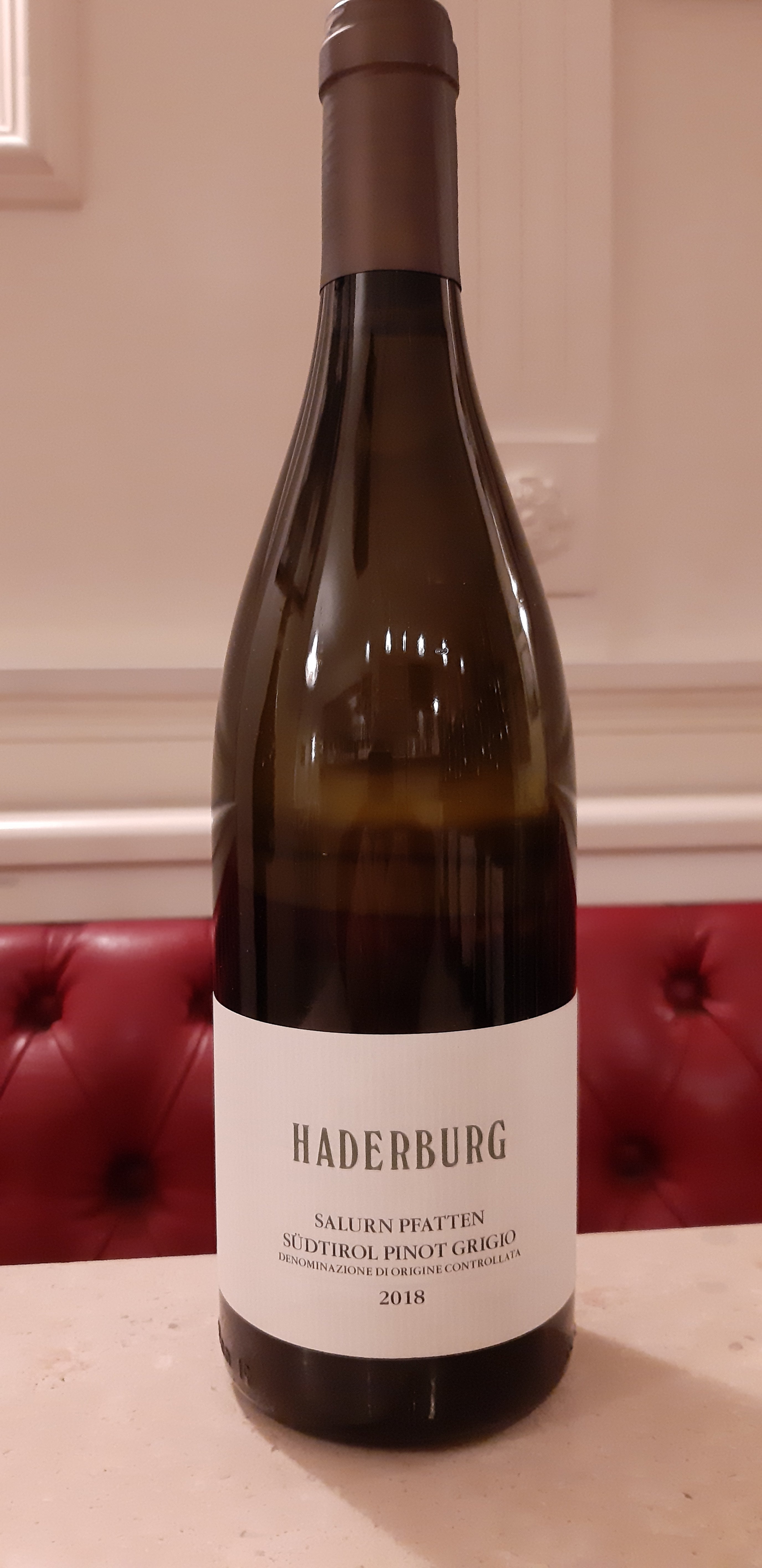 Salurn Pfatten Pinot Grigio 2018 | Haderburg