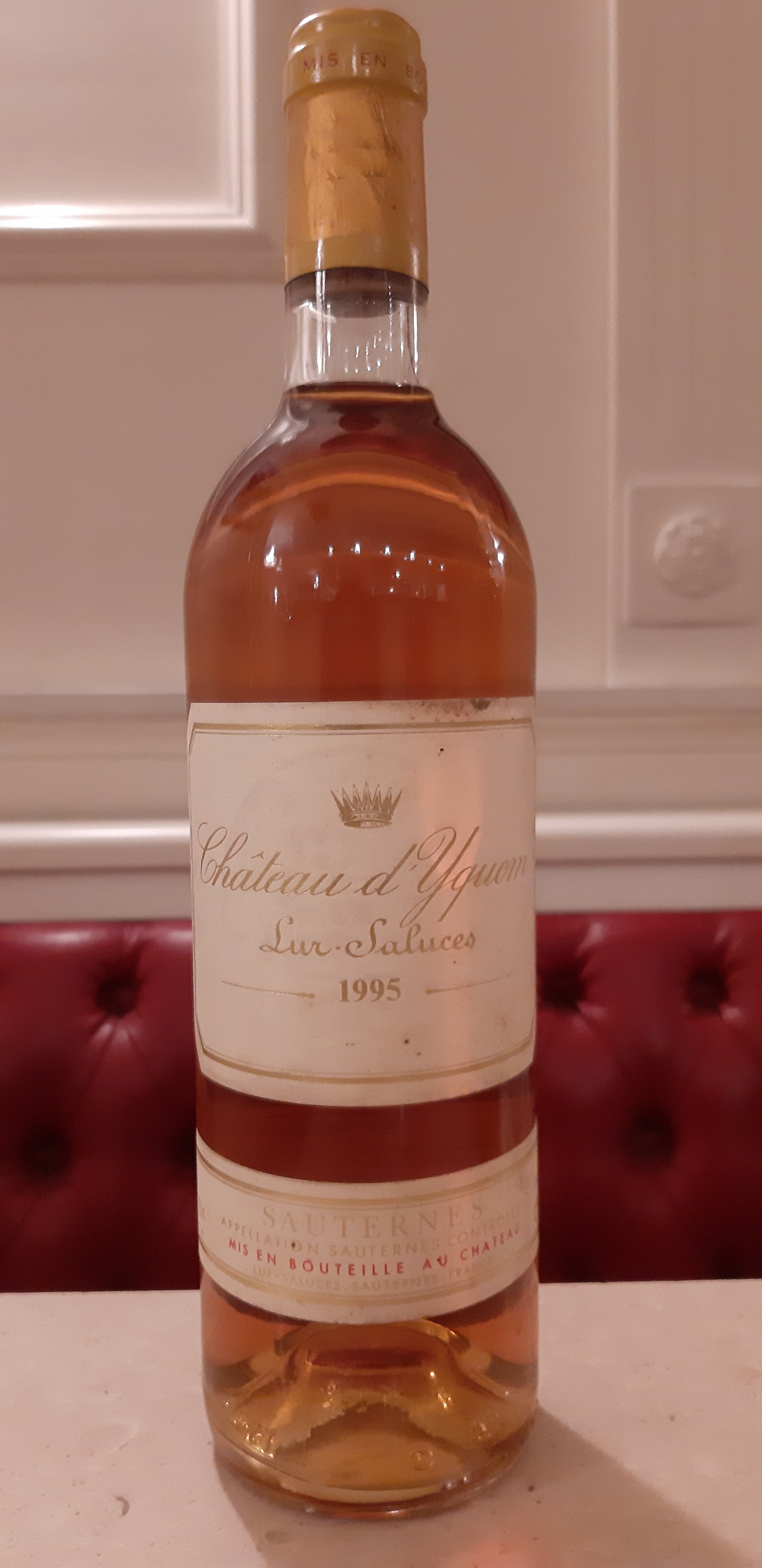 Château Yquem Lur Saluces | Sauternes 1er Cru Superieur 1995 | 0.750 lt