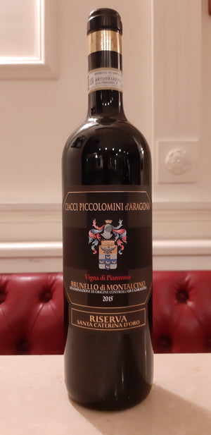 Brunello di Montalcino 2015 Riserva Santa Caterina d'Oro | Vigna di Pianrosso | Ciacci Piccolomini