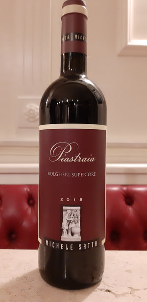 Bolgheri Rosso Superiore ' Piastraia ' 2018 | Michele Satta