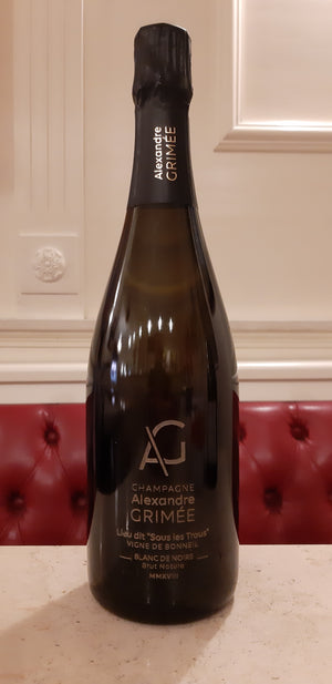 Champagne Blanc de Noirs Dosaggio Zero 2018 | Alexandre Grimée