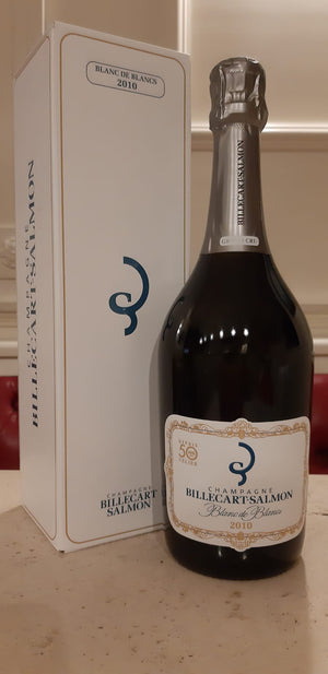 Champagne Blanc de Blancs " 50 ans Velier " 2010  / Billecart (Astucciato)
