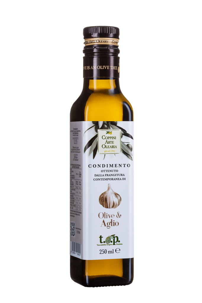 Condimento Olive & Aglio (frangitura contemporanea) Linea TOP - Lt 0.250