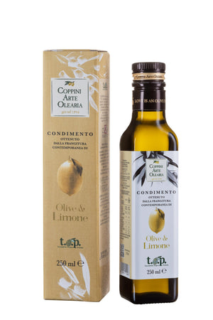 Condimento Olive & Limoni (frangitura contemporanea) Linea TOP - Lt 0.250  Astucciato