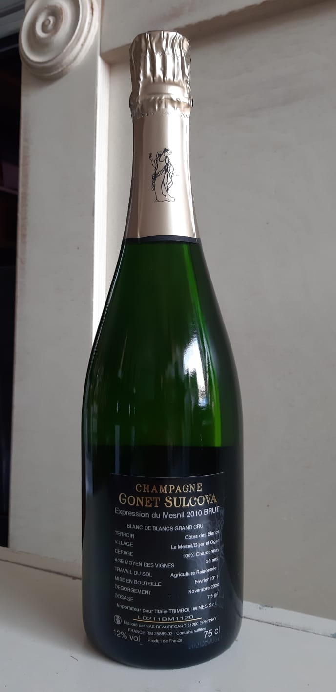 Champagne AOC Grand Cru Brut "Expression Du Mesnil" 2010 | Gonet Sulcova