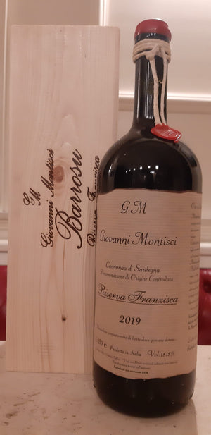 Cannonau di Sardegna DOC " Barrosu Riserva Franzisca " 2019 | MAGNUM | Giovanni Montisci (Cassetta Legno)