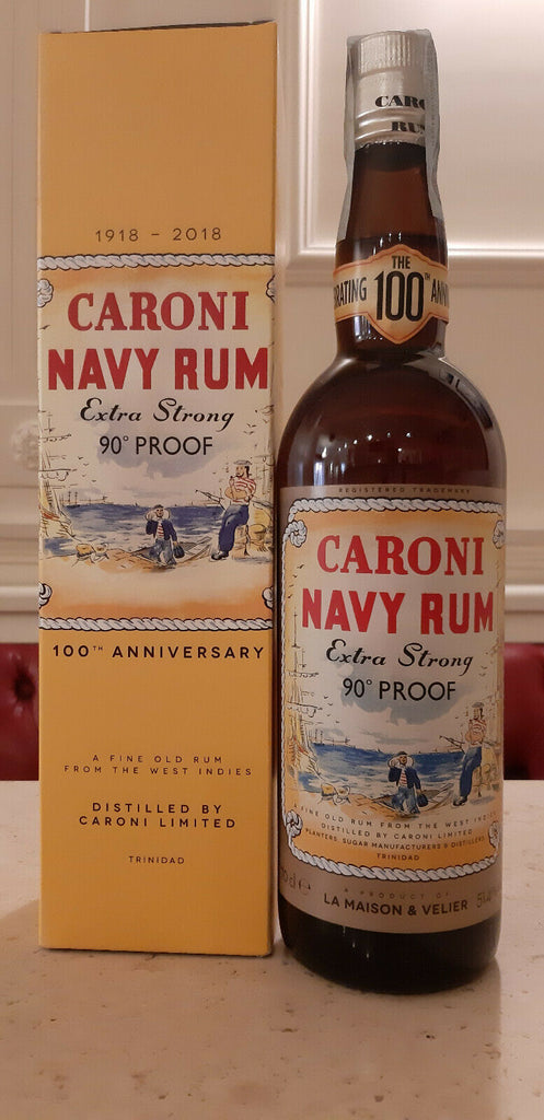 CARONI NAVY RUM EXTRA STRONG 90 PROOF 51,4%